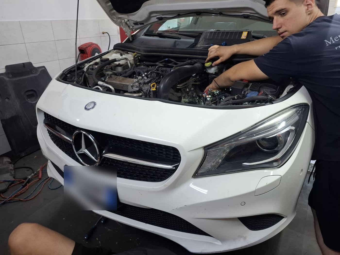 Servis motora na Mercedes CLA