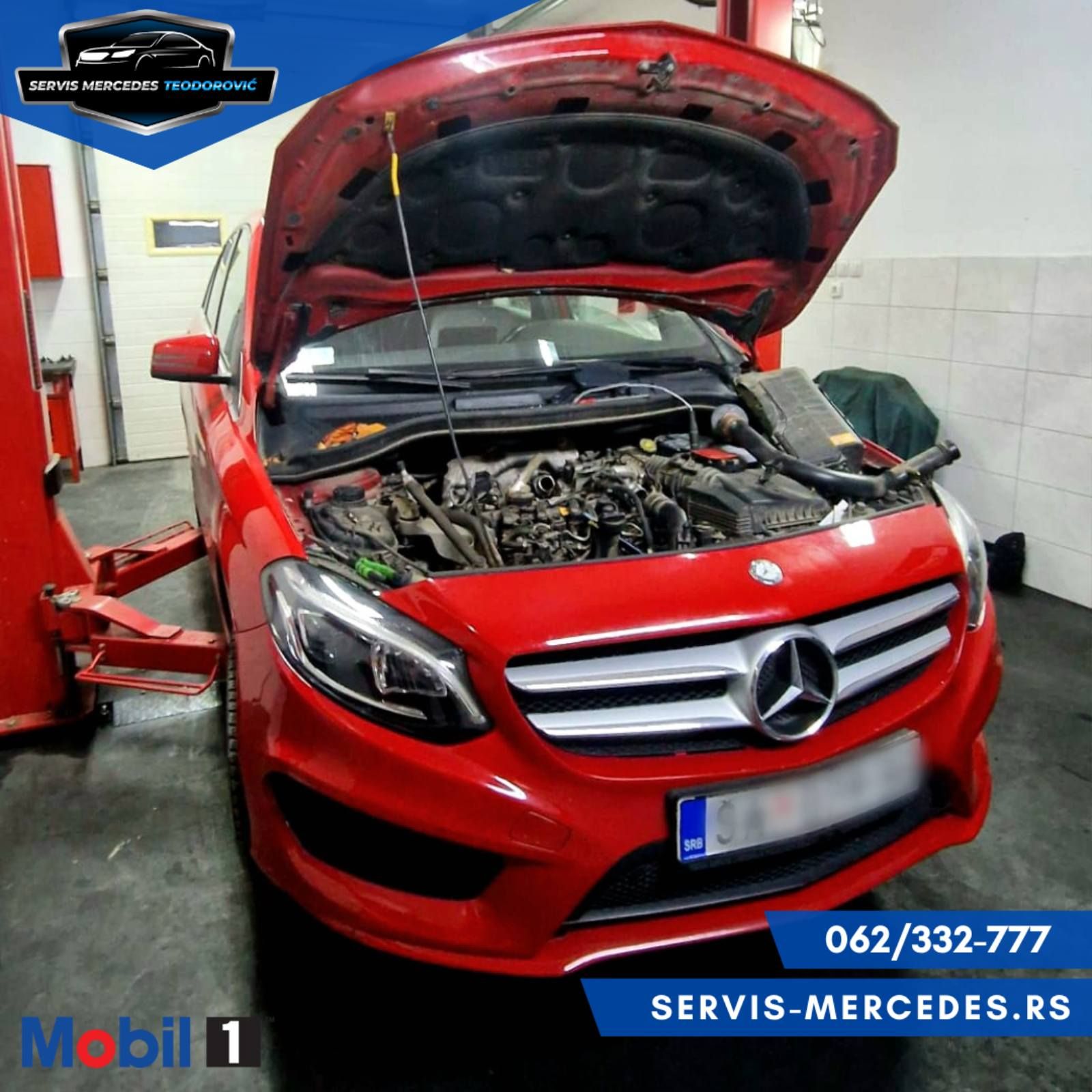 Mercedes B-Klasse im Service